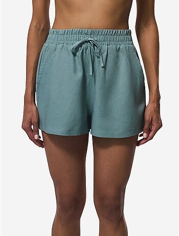 Short feminino com cós elástico e cintura média penti