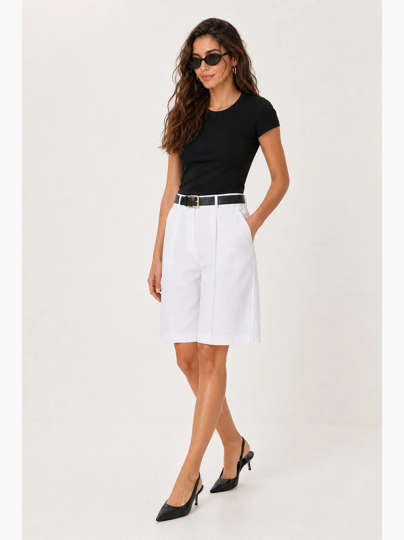 Short feminino istanbul Branco - Kiabi