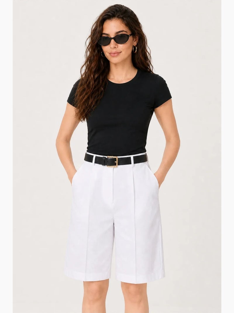 Short feminino istanbul Branco - Kiabi