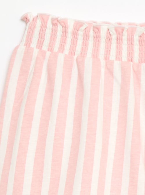 Short leve com folhos - Kiabi