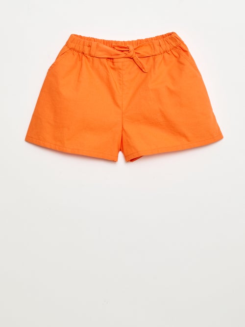 Short leve em algodão - Kiabi