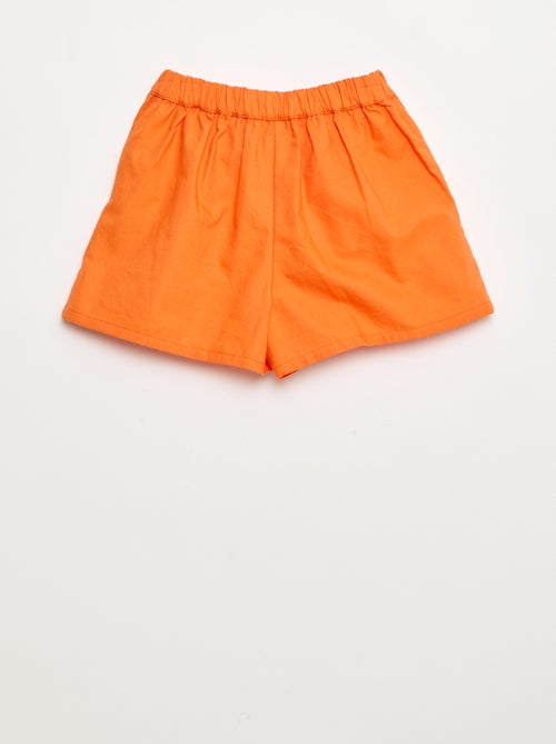 Short leve em algodão - Kiabi