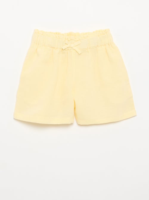Short liso com laço fantasia - Kiabi Short liso com laço fantasia - Kiabi