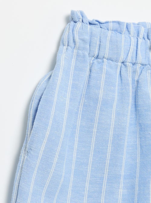 Short liso com laço fantasia - Kiabi