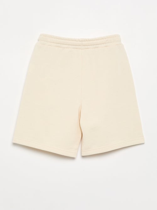 Short liso em moletão não cardado - Kiabi
