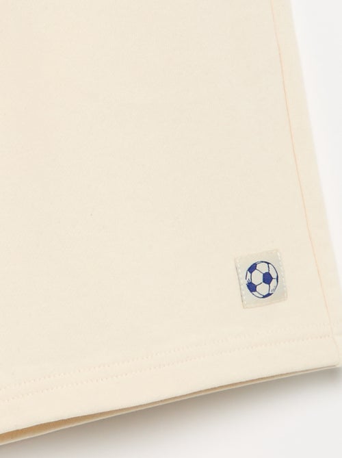Short liso em moletão não cardado - Kiabi
