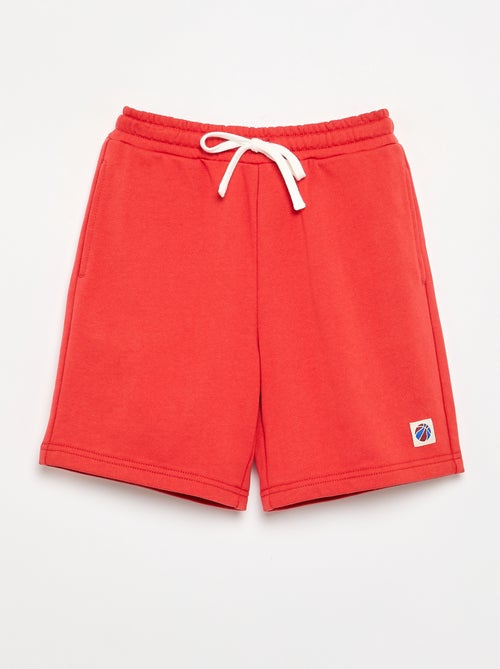 Short liso em moletão não cardado - Kiabi