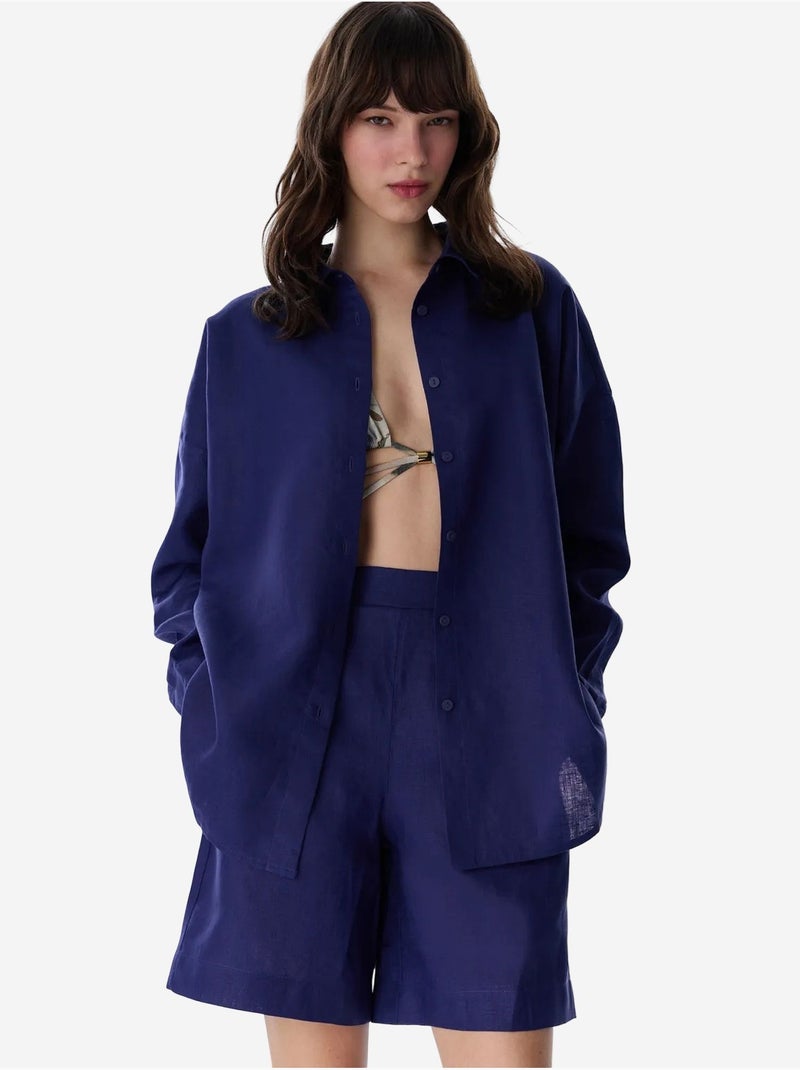 Short nina city penti Azul-marinho - Kiabi