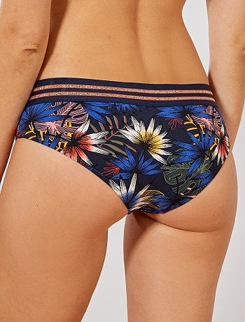 Shorties de banho com estampado floral - Kiabi