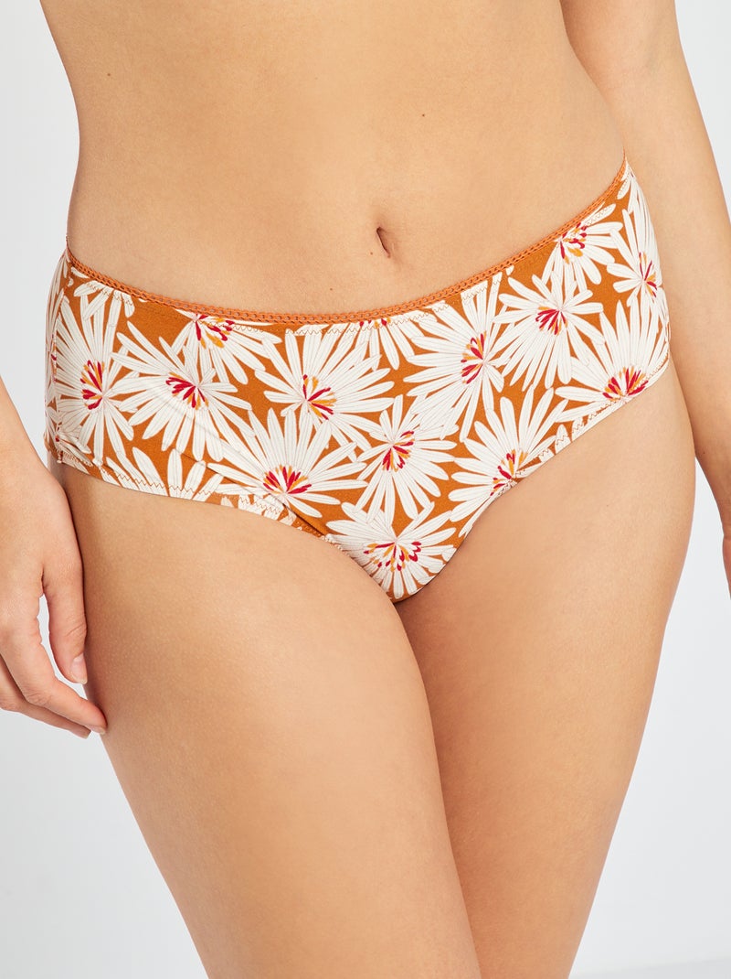 Shorties de microfibra 'Sans Complexe' LARANJA - Kiabi