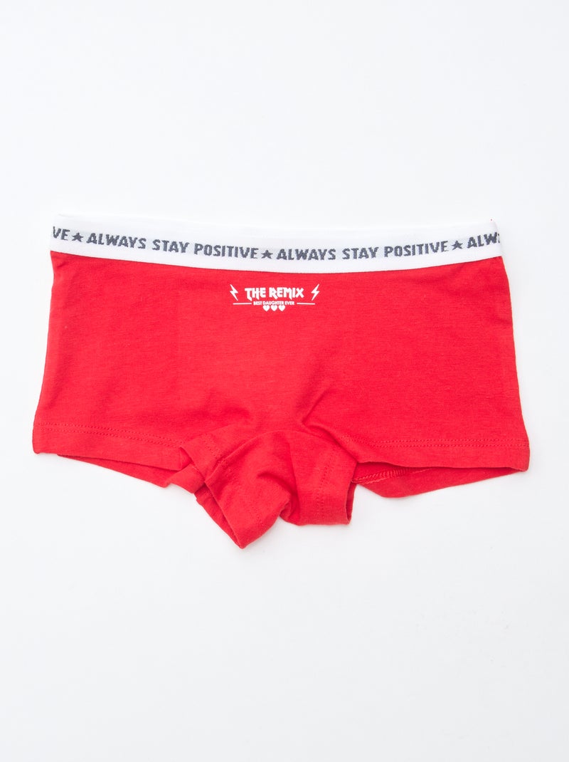 Shorties em jersey - Lote de 3 Azul - Kiabi