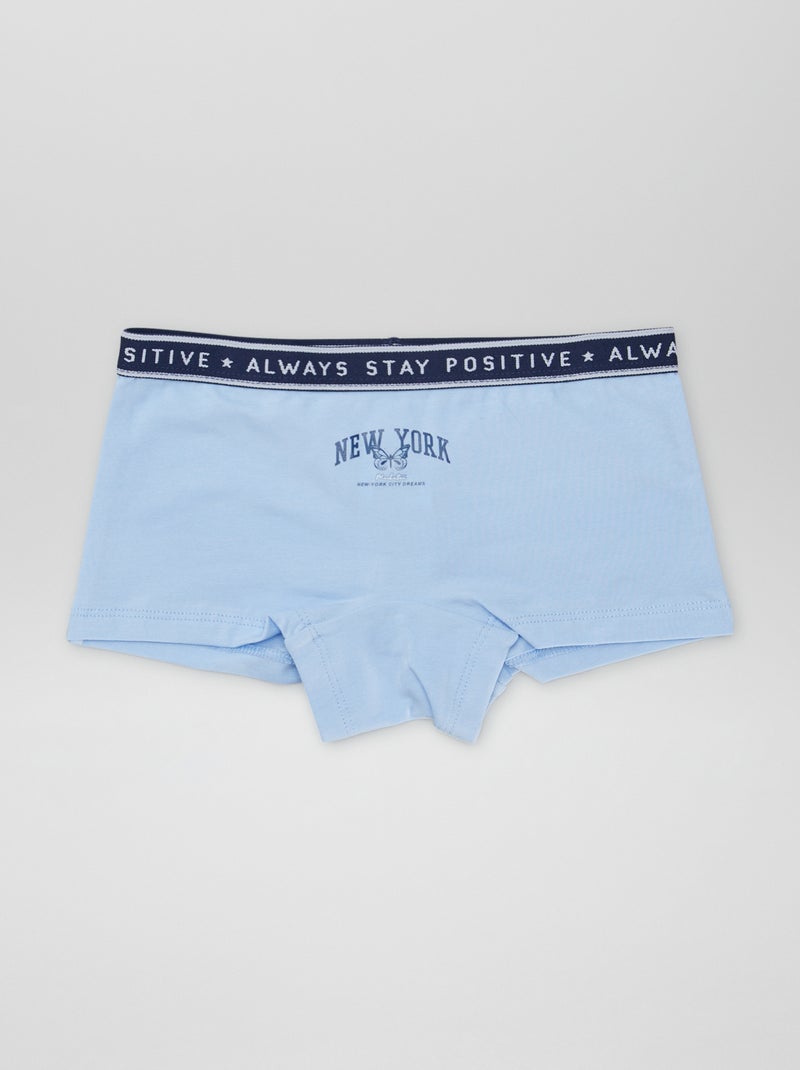 Shorties em jersey - Lote de 3 BRANCO - Kiabi