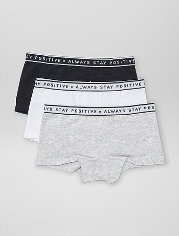 Shorties em jersey - Lote de 3