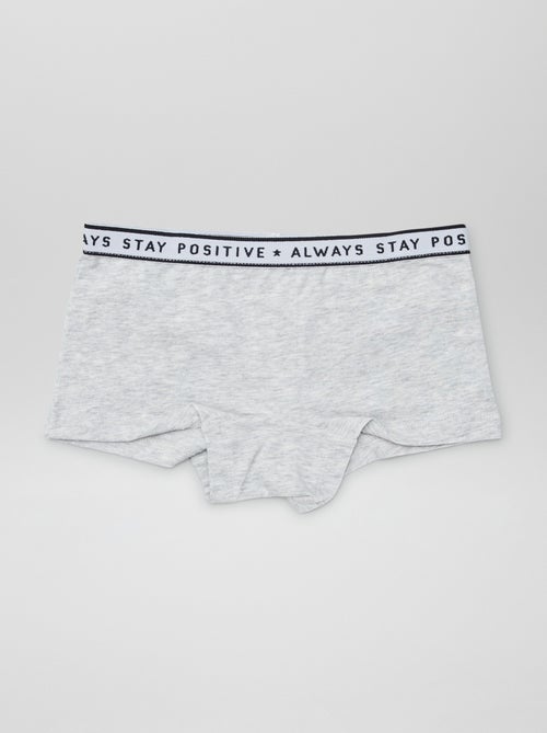 Shorties em jersey - Lote de 3 - Kiabi