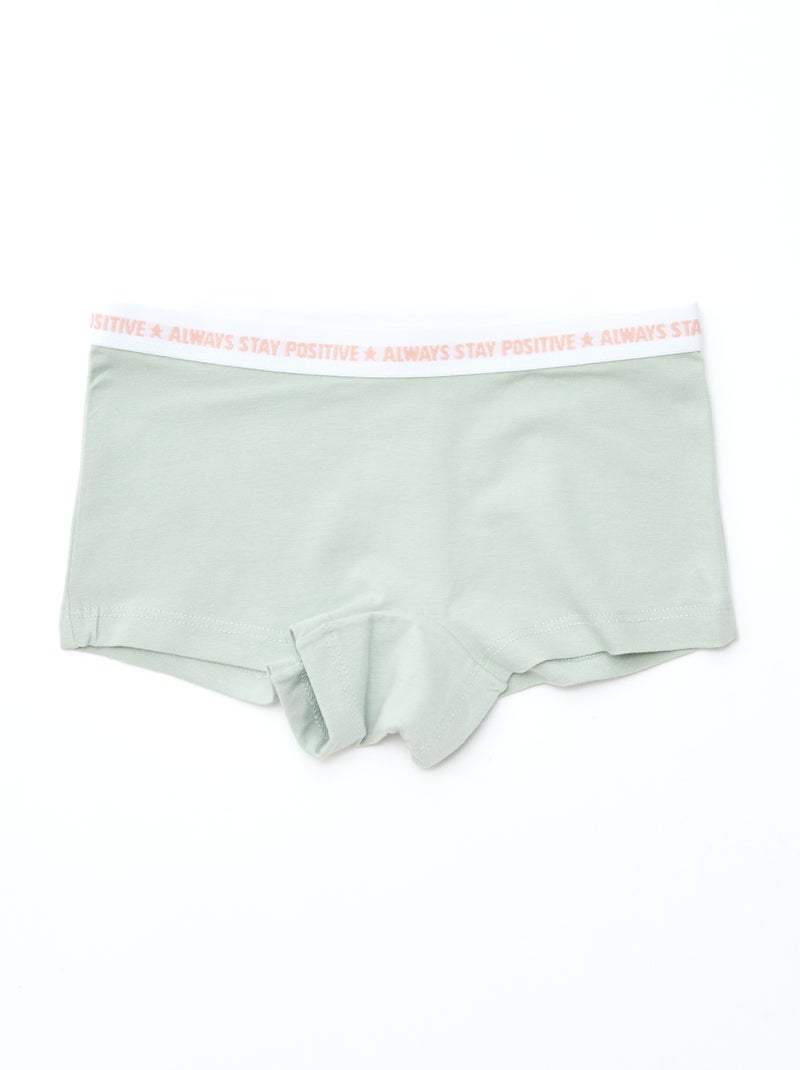 Shorties em jersey - Lote de 3 Rosa - Kiabi