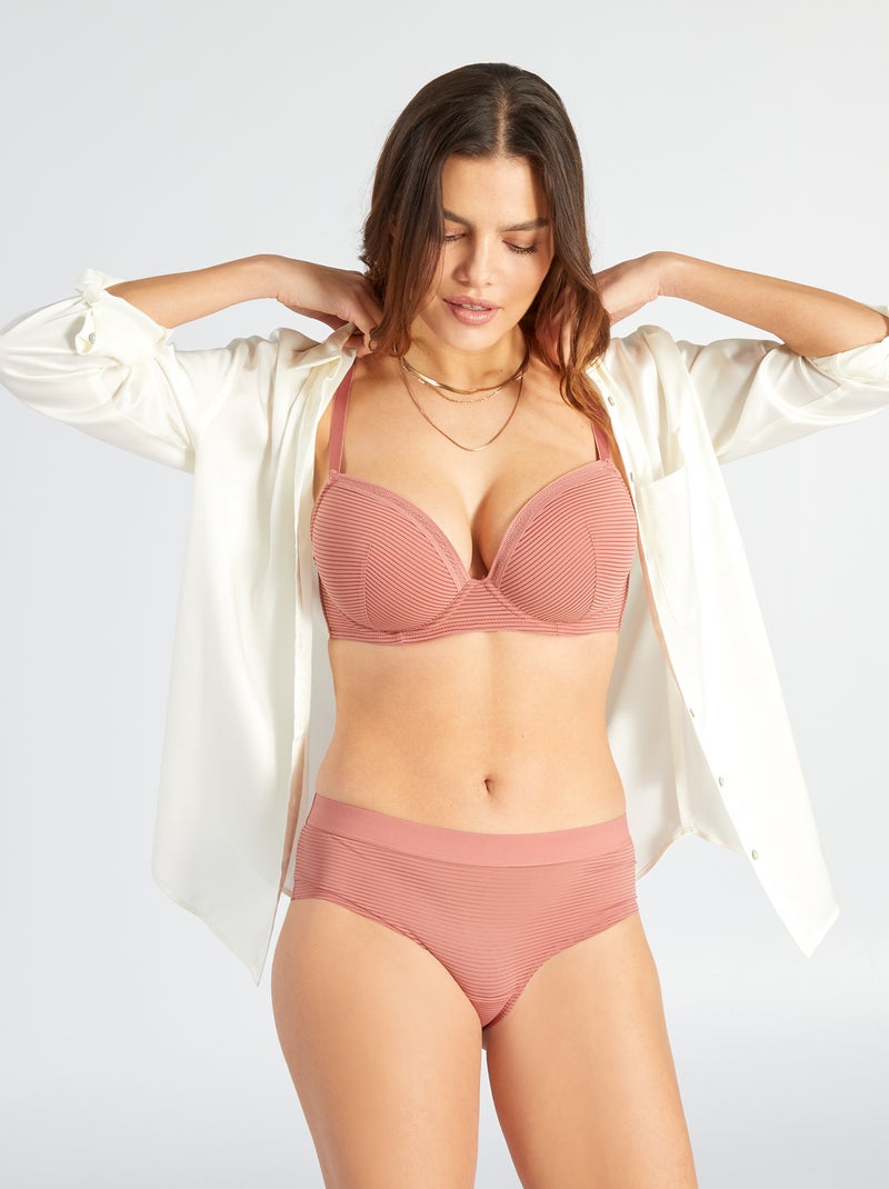 Shorties em microfibra ROSA - Kiabi