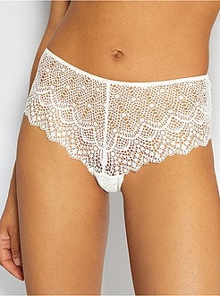 Shorties em renda - Kiabi