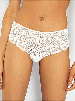 Shorties em renda - Kiabi