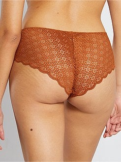 Shorties em renda florida - Kiabi
