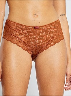Shorties em renda florida - Kiabi