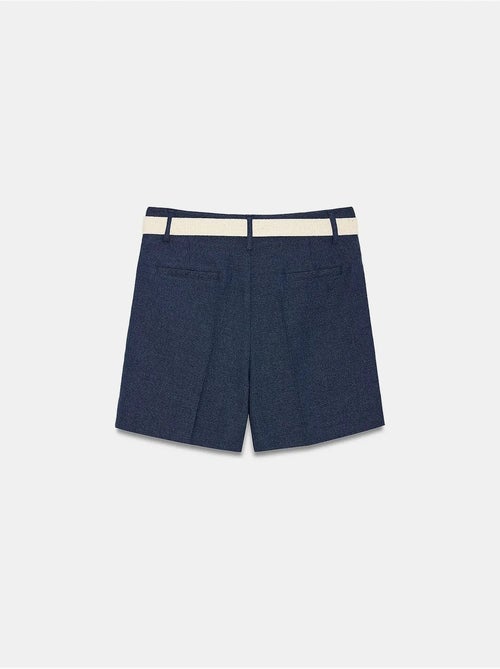 Shorts de alfaiataria de cintura alta com cinto dilvin - Kiabi