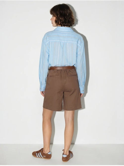 Shorts de alfaiataria de cintura alta com cinto lucci - Kiabi Shorts de alfaiataria de cintura alta com cinto lucci - Kiabi