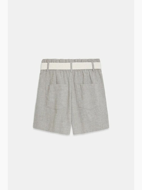 Shorts de alfaiataria de perna larga de cintura alta dilvin - Kiabi Shorts de alfaiataria de perna larga de cintura alta dilvin - Kiabi