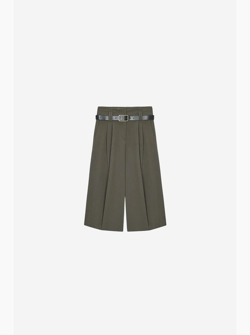 Shorts de alfaiataria femininos dilvin Cáqui - Kiabi