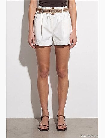 Shorts de algodão e elastano dilvin