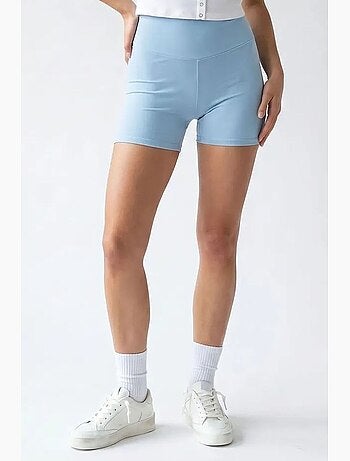 Shorts de ciclismo skinny de cintura alta mixray