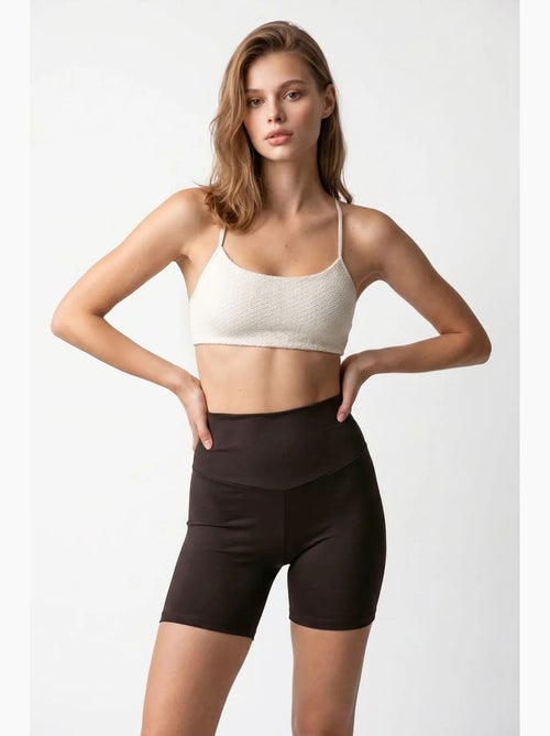 Shorts de ciclismo skinny de cintura alta mixray - Kiabi