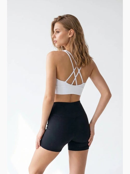 Shorts de ciclismo skinny de cintura alta mixray - Kiabi