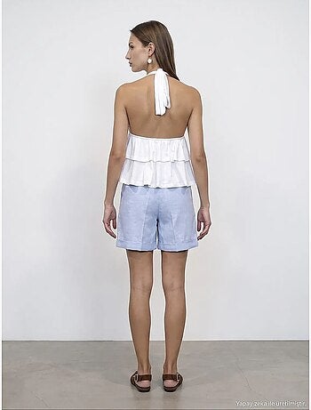 Shorts de linho dilvin