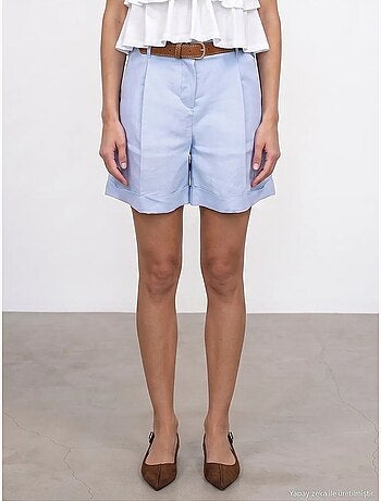 Shorts de linho dilvin