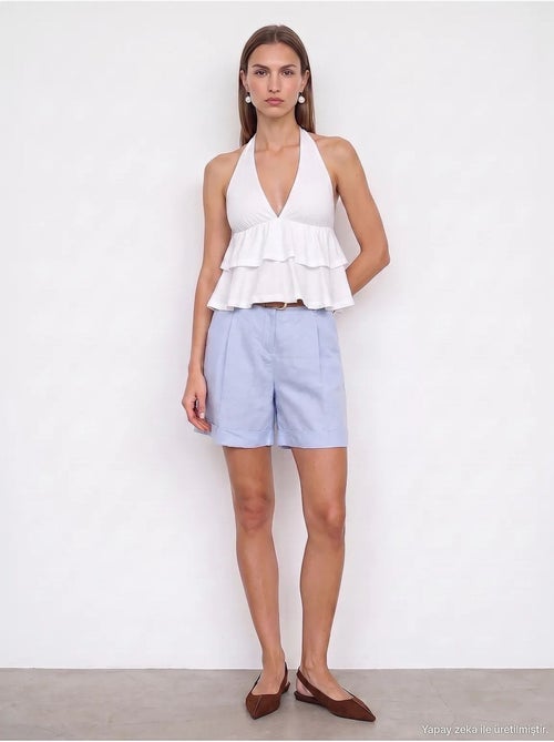 Shorts de linho dilvin - Kiabi Shorts de linho dilvin - Kiabi