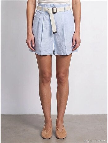Shorts de linho dilvin