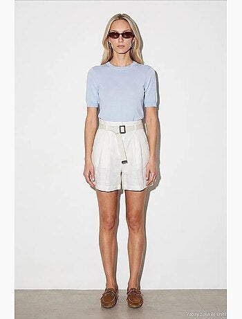 Shorts de linho dilvin