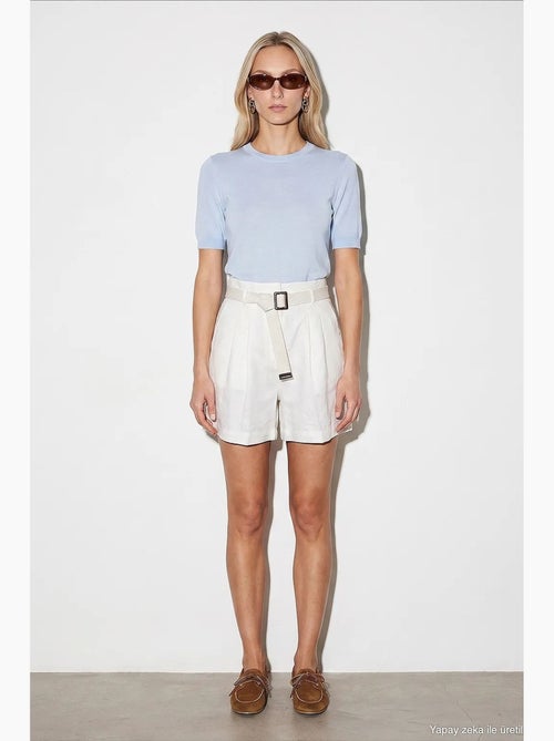 Shorts de linho dilvin - Kiabi Shorts de linho dilvin - Kiabi