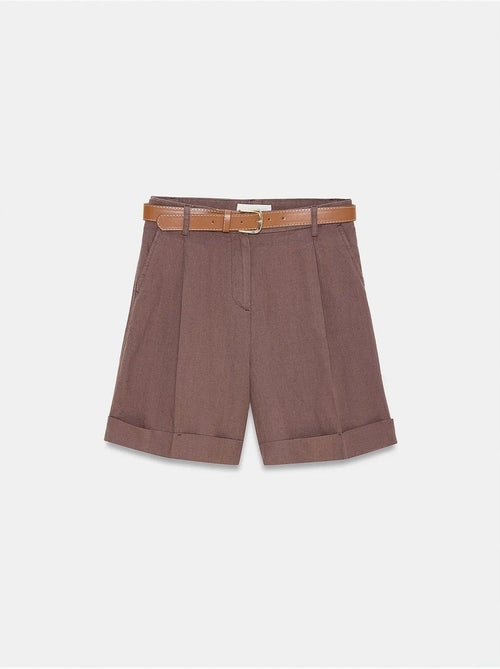 Shorts de linho dilvin - Kiabi