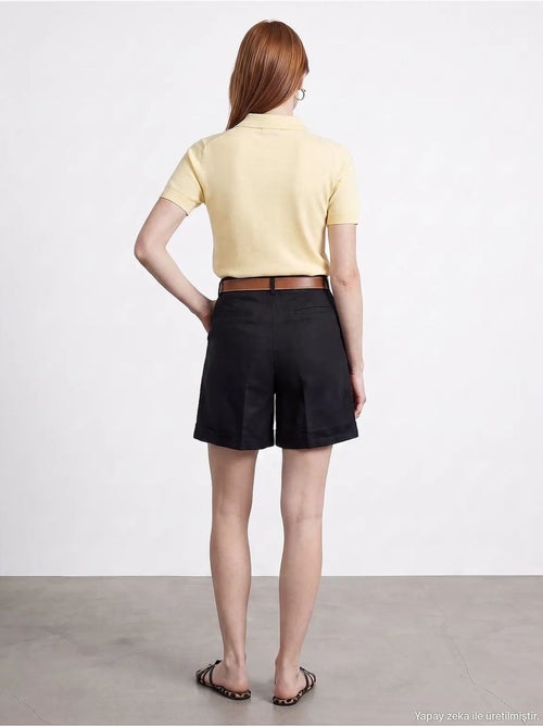 Shorts de linho dilvin - Kiabi