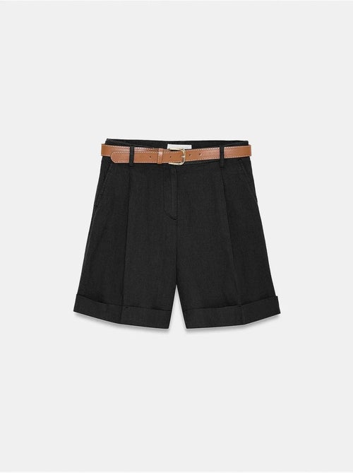 Shorts de linho dilvin - Kiabi