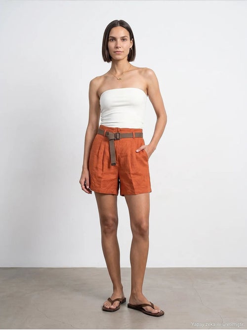 Shorts de linho dilvin - Kiabi Shorts de linho dilvin - Kiabi