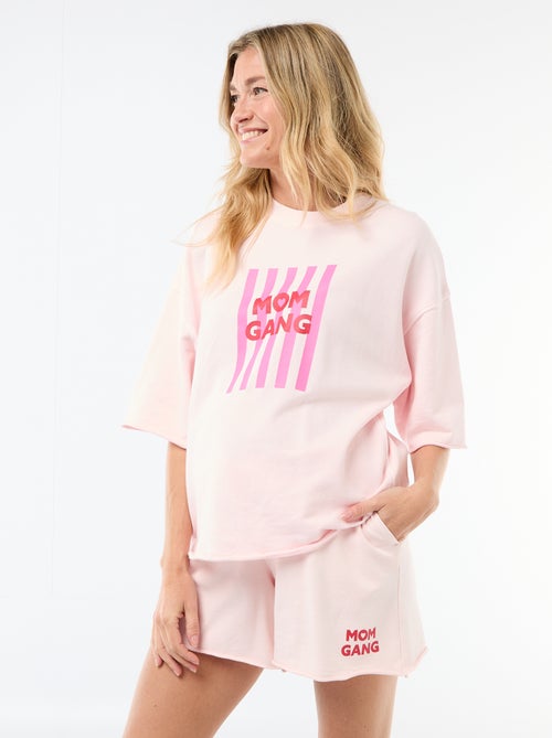 Shorts de maternidade em French Terry - Kiabi