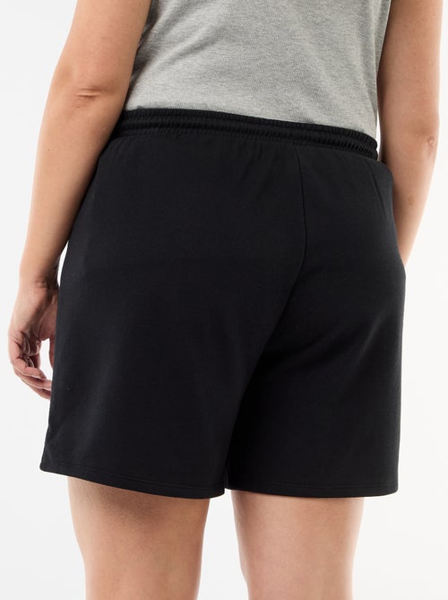 Shorts de moletão leves lisos - Kiabi