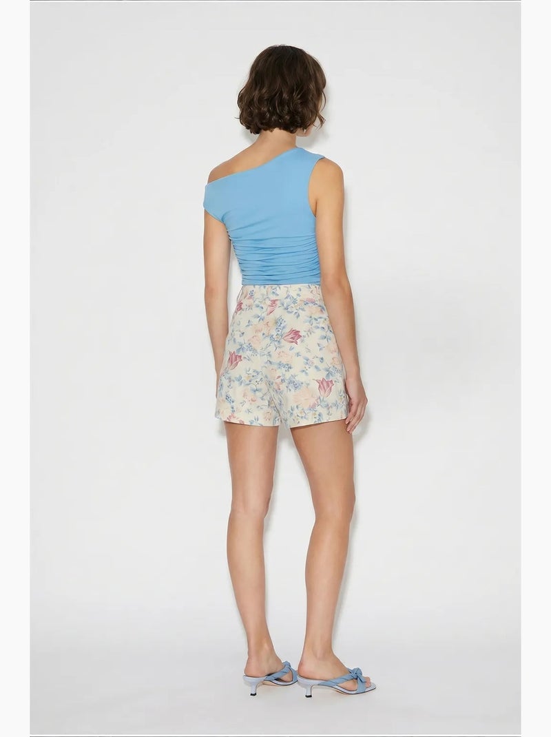 Shorts elásticos femininos lucci Branco - Kiabi