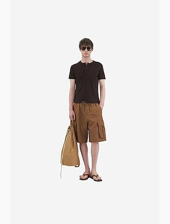 Shorts masculinos de algodão e poliamida giesto