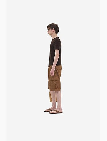 Shorts masculinos de algodão e poliamida giesto