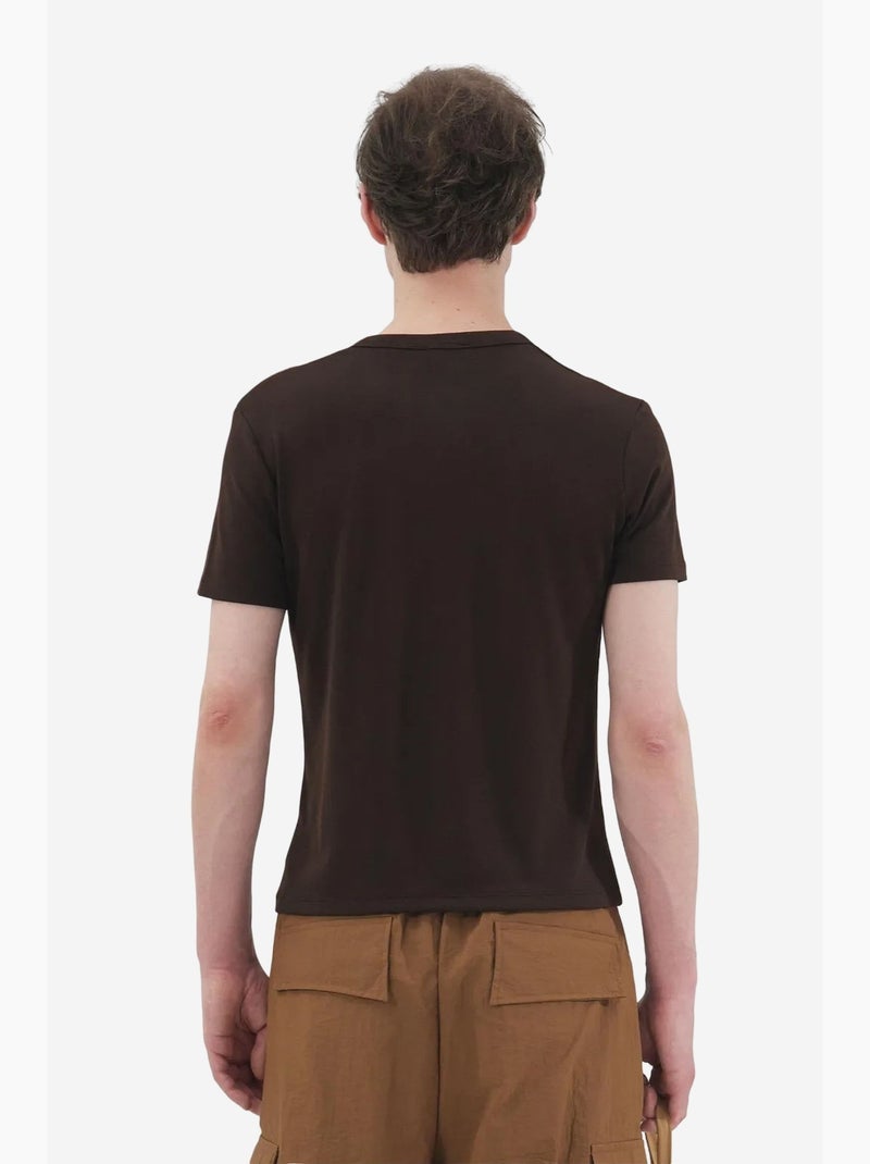 Shorts masculinos de algodão e poliamida giesto Camelo - Kiabi