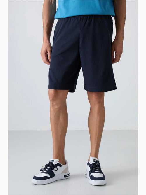 Shorts masculinos em mistura de algodão tommy - Kiabi