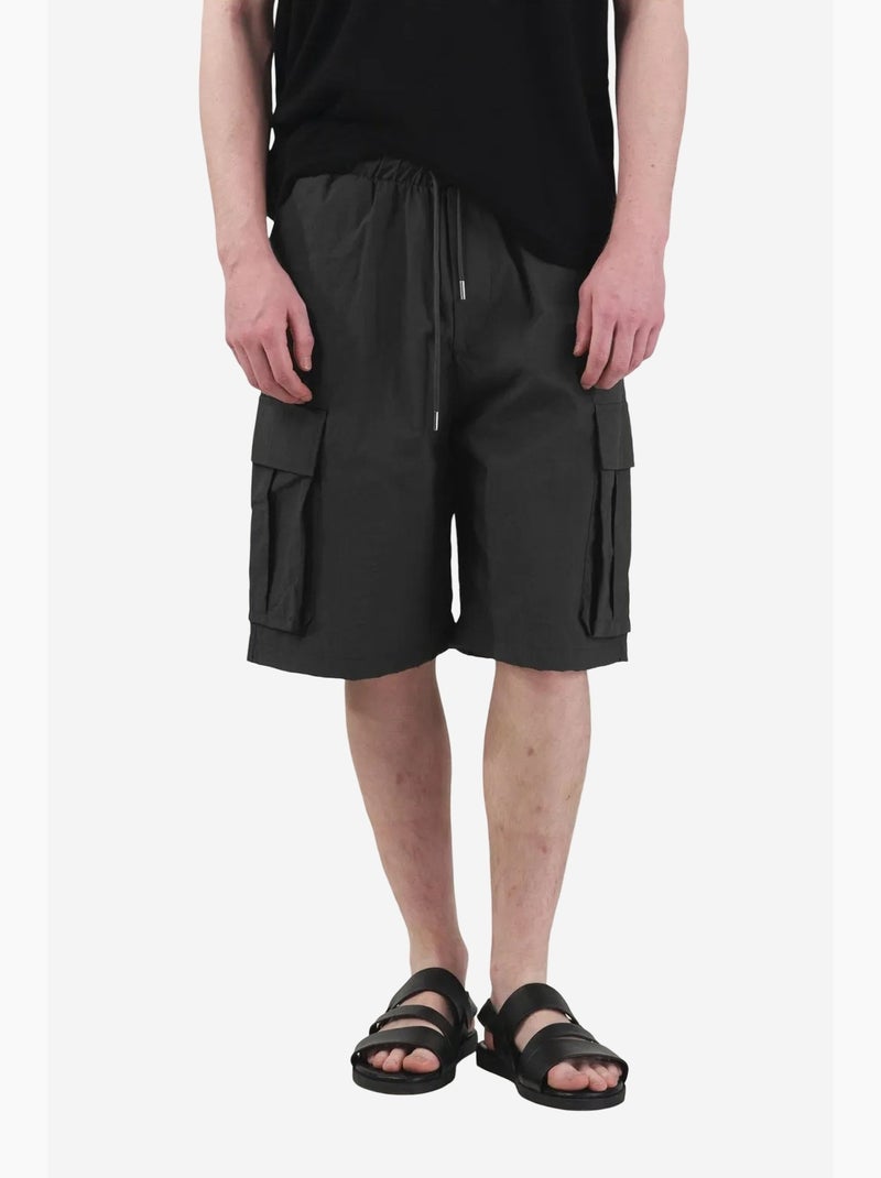 Shorts masculinos giesto Cinza-preto - Kiabi